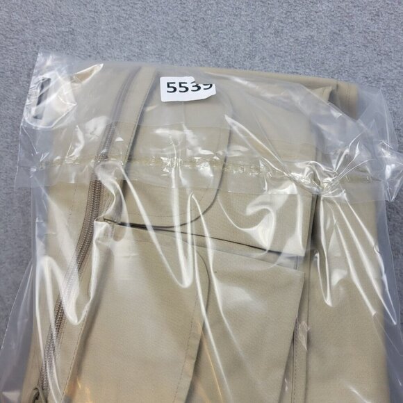 LL Bean Fishing Vest Mens Large Anglers Tan Retro Vintage New - Picture 11 of 11